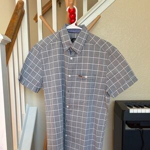Point Zero Gray Plaid Men's Shirt